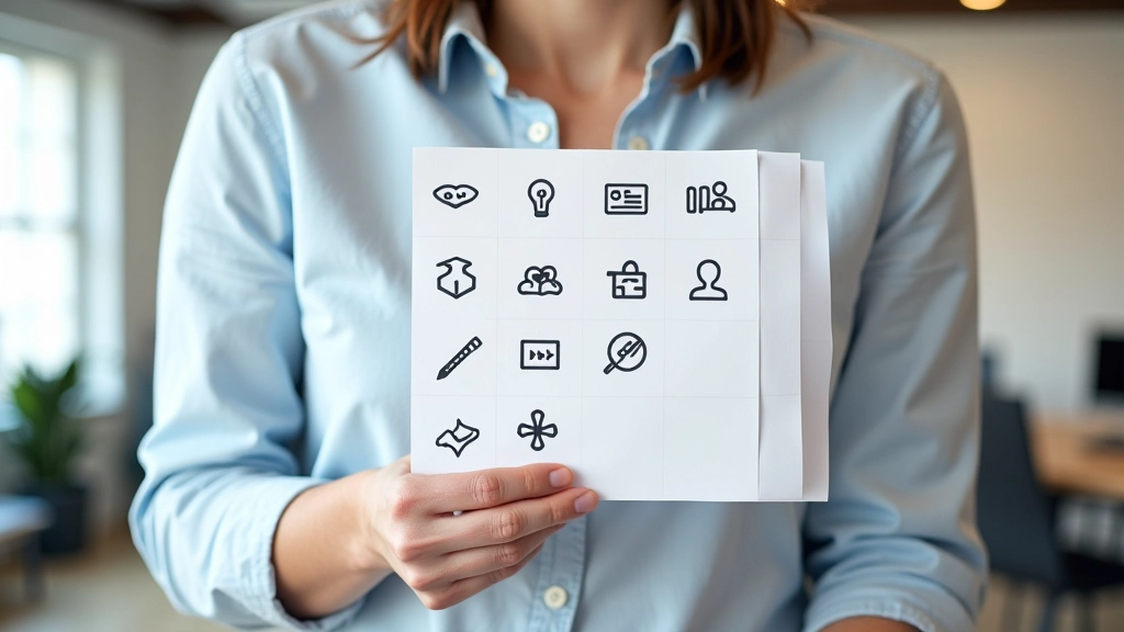 Bibliothèque d'icônes SVG bien organisée dans un système de design